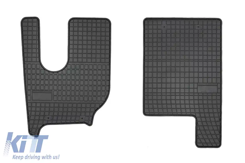 Mochete din cauciuc specifice, potrivite pentru Renault T după 2013, set de 2 piese, culoare neagră