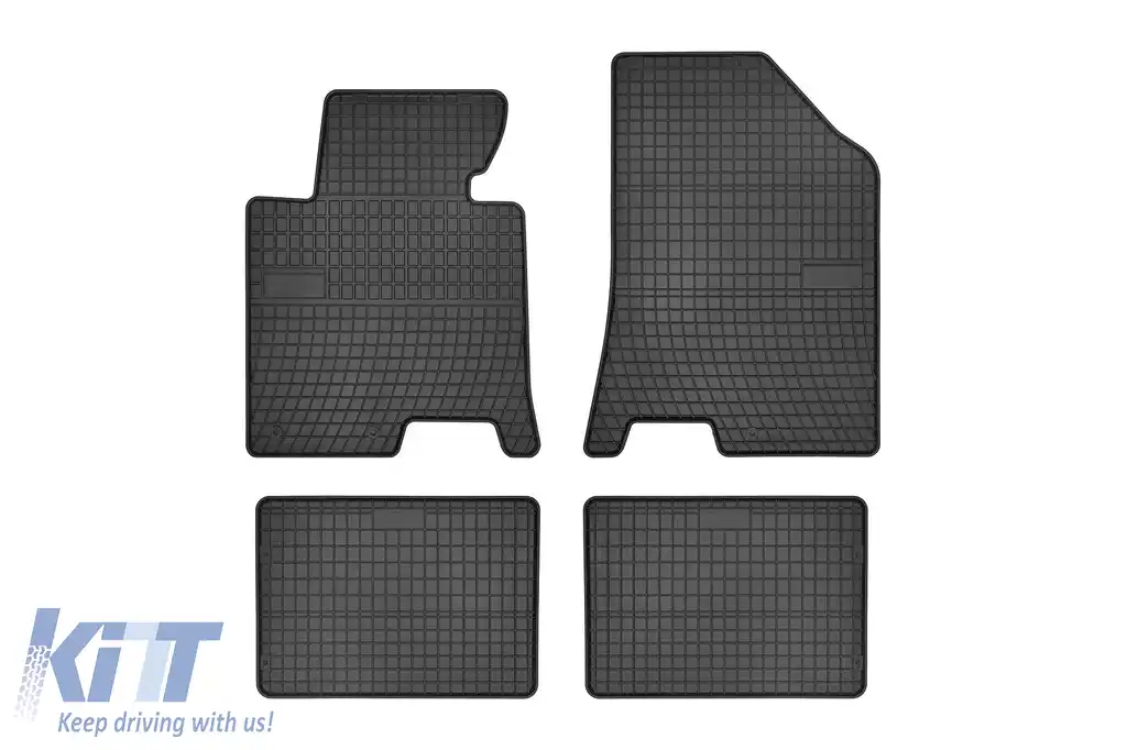 Mochete din cauciuc specifice, potrivite pentru Hyundai i40 2012-2019, set de 4 piese, culoare neagră din seria Frogum El Toro