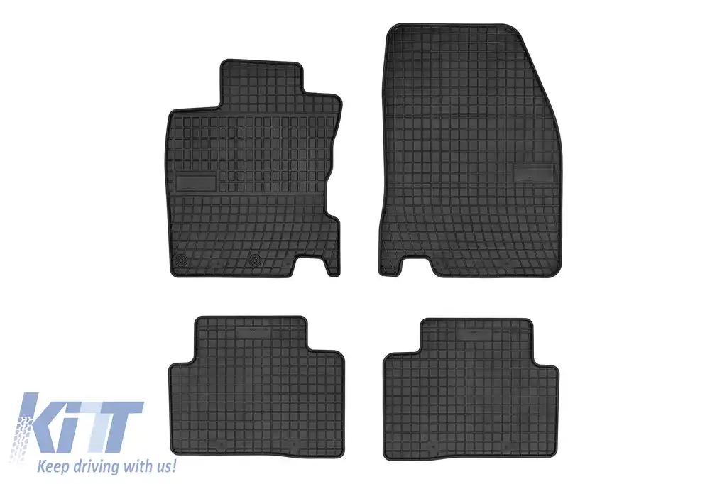 Mochete din cauciuc specifice, potrivite pentru Nissan Qashqai 2013-2021, set de 4 piese, culoare neagră din seria Frogum El Toro