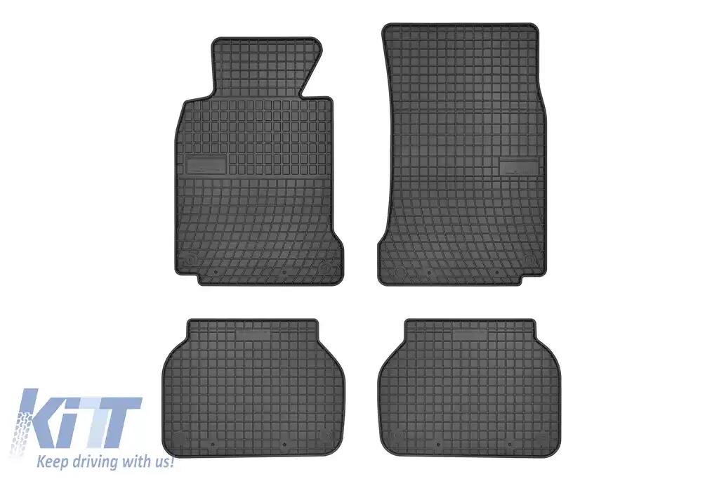 Mochete din cauciuc specifice, potrivite pentru BMW 5 Series E39 1995-2003, set de 4 piese, culoare neagră