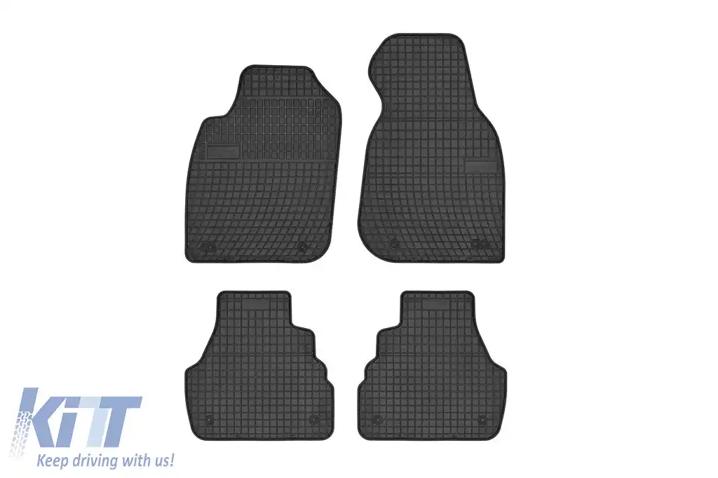 Mochete din cauciuc specifice, potrivite pentru Audi A6 C5 1997-2004, set de 4 piese, culoare neagră din seria Frogum El Toro