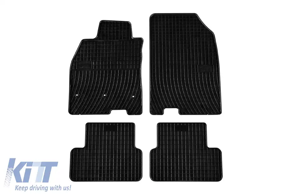 Mochete din cauciuc specifice, potrivite pentru Renault Fluence după 2010, set de 4 piese, culoare neagră-image-6230370