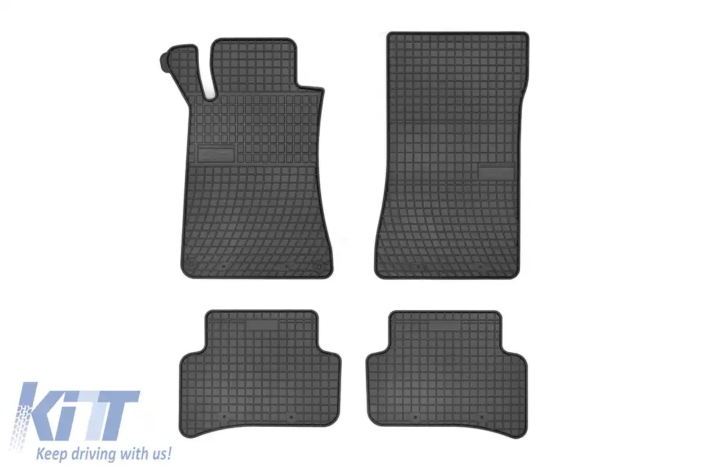 Mochete din cauciuc specifice, potrivite pentru Mercedes C class W203 2000-2007, set de 4 piese, culoare neagră