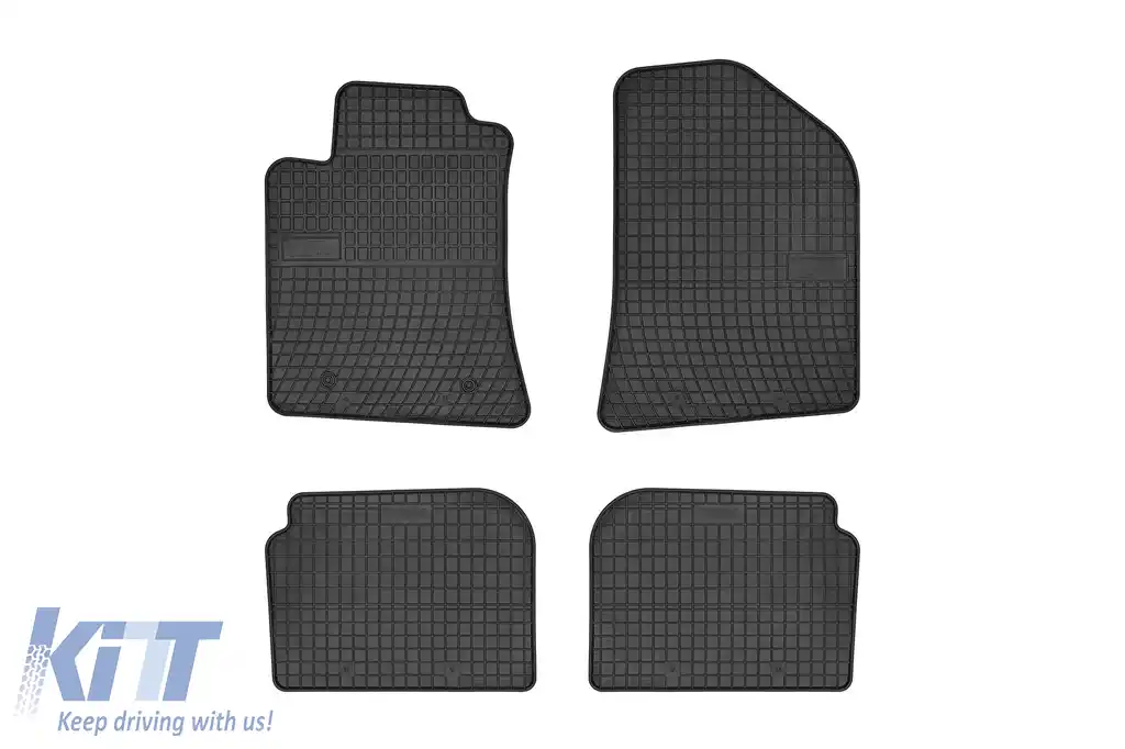 Mochete din cauciuc specifice, potrivite pentru Toyota Avensis 2003-2009, set de 4 piese, culoare neagră din seria Frogum El Toro