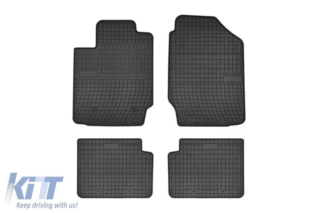 Mochete din cauciuc specifice, potrivite pentru Toyota Corolla E12 sedan, wagon 2002-2007, set de 4 piese, culoare neagră