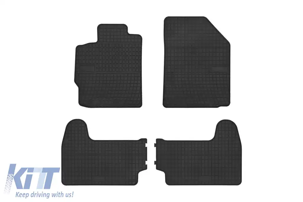 Mochete din cauciuc specifice, potrivite pentru Toyota Yaris 2005-2011, set de 4 piese, culoare neagră din seria Frogum El Toro