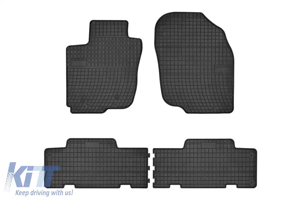 Mochete din cauciuc specifice, potrivite pentru seria Frogum El Toro pentru Toyota Rav4 2005-2012, set de 4 piese, culoare neagră