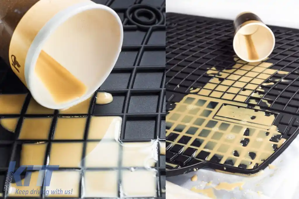 Mochete din cauciuc specifice, potrivite pentru Honda Jazz 2008-2013, set de 4 piese, culoare neagră din seria Frogum El Toro-image-6230434