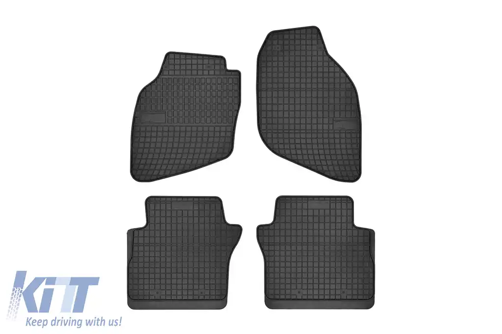 Mochete din cauciuc specifice, potrivite pentru Honda City, Jazz 2002-2008, set de 4 piese, culoare neagră din seria Frogum El Toro