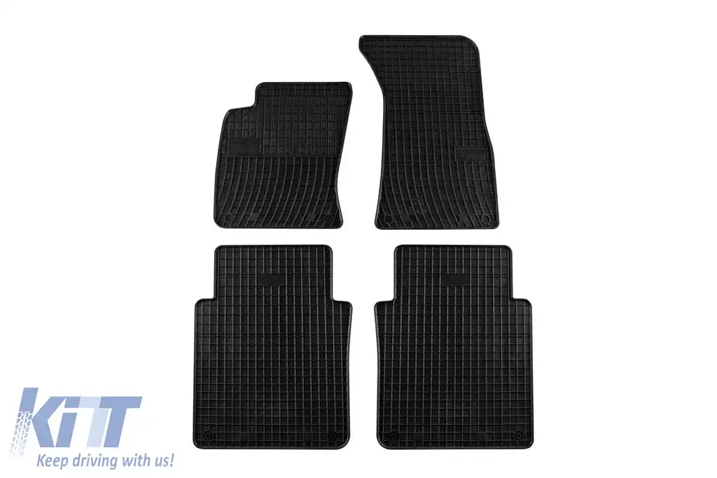 Mochete din cauciuc specifice, potrivite pentru Audi A8 D3 2002-2009 cu ampatament lung, set de 4 piese, culoare neagră