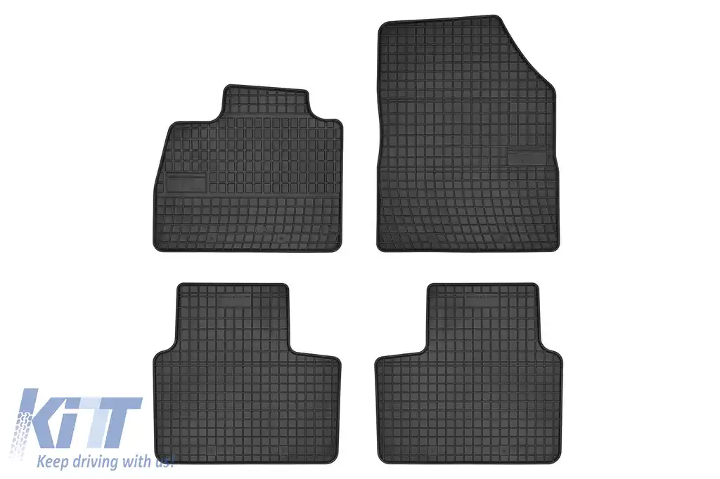 Mochete din cauciuc specifice, potrivite pentru seria Frogum El Toro pentru Renault Scenic după 2016, set de 4 piese, culoare neagră