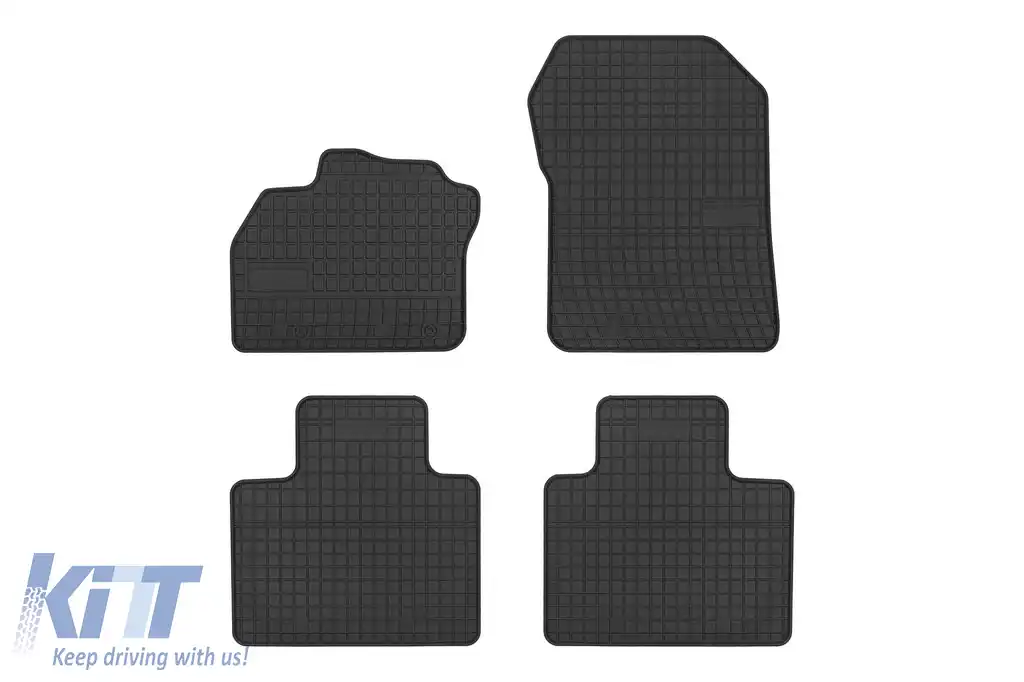 Mochete din cauciuc specifice, potrivite pentru Renault Zoe după 2012, set de 4 piese, culoare neagră