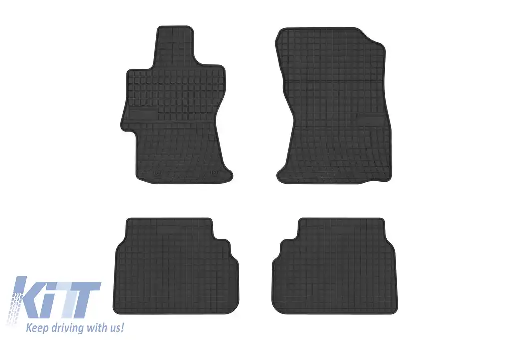 Mochete din cauciuc specifice, potrivite pentru Subaru Impreza după 2018, set de 4 piese, culoare neagră