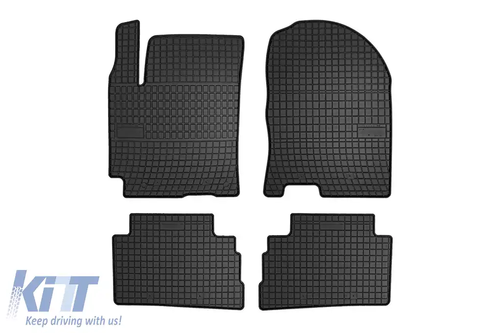 Mochete din cauciuc specifice, potrivite pentru Hyundai Kona 2017-2023, set de 4 piese, culoare neagră din seria Frogum El Toro