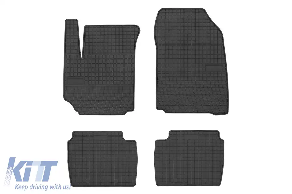 Mochete din cauciuc specifice, potrivite pentru Fiat Croma 2005-2011, set de 4 piese, culoare neagră din seria Frogum El Toro