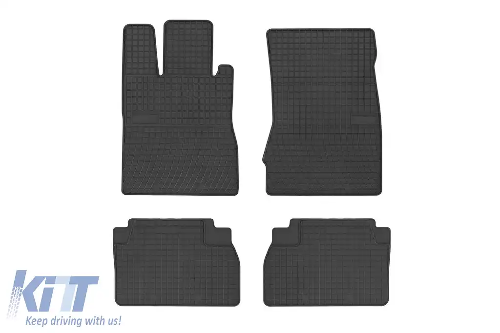 Mochete din cauciuc specifice, potrivite pentru Mercedes S class W220 1998-2005, set de 4 piese, culoare neagră