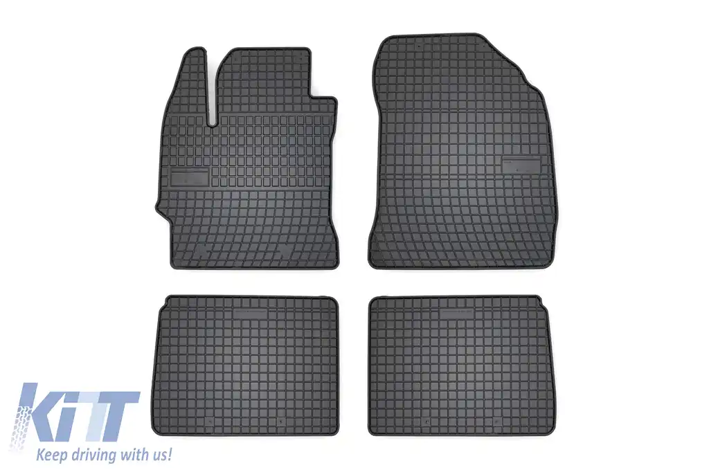 Mochete din cauciuc specifice, potrivite pentru Toyota Corolla XI E160 2013-2019, set de 4 piese, culoare neagră