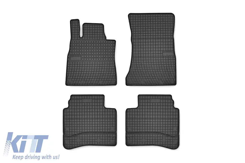 Mochete din cauciuc specifice, potrivite pentru Mercedes S class W222 2013-2020 cu ampatament scurt, set de 4 piese, culoare neagră