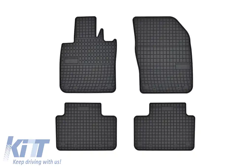 Mochete din cauciuc specifice, potrivite pentru Volvo V60 după 2018, set de 4 piese, culoare neagră