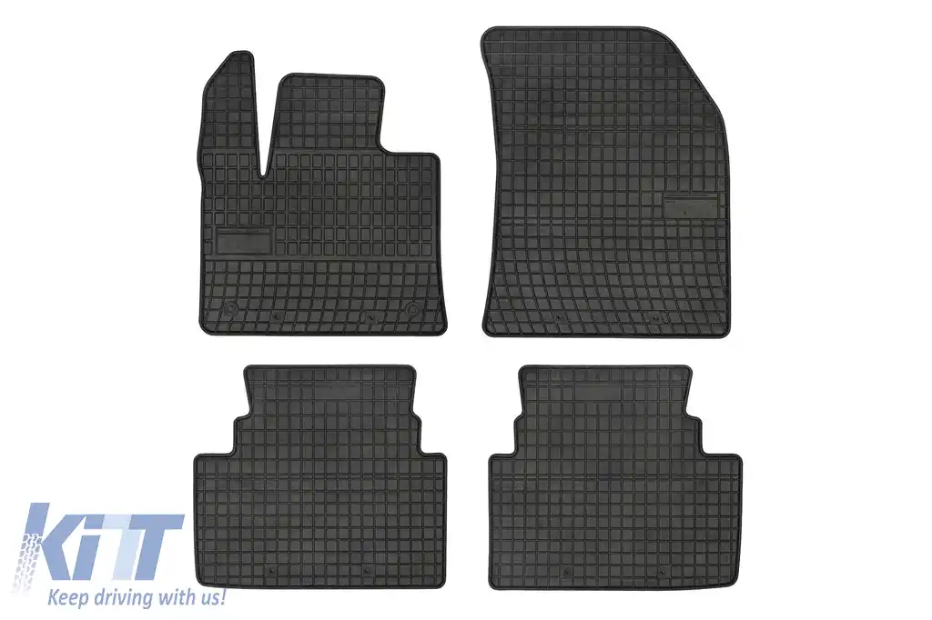 Mochete din cauciuc specifice, potrivite pentru Citroen C5 Aircross după 2018, set de 4 piese, culoare neagră