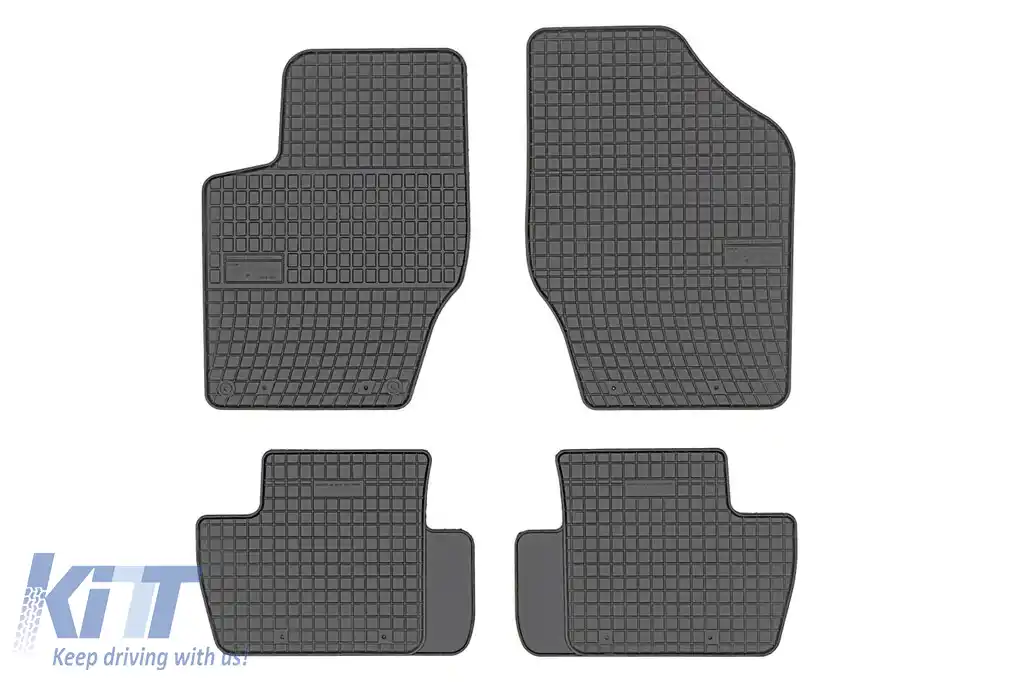 Mochete din cauciuc specifice, potrivite pentru Citroen DS4 2011-2015, set de 4 piese, culoare neagră din seria Frogum El Toro