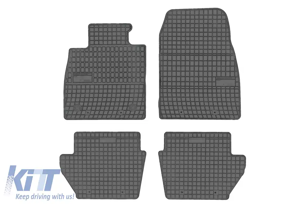 Mochete din cauciuc specifice, potrivite pentru Ford Puma după 2019, set de 4 piese, culoare neagră