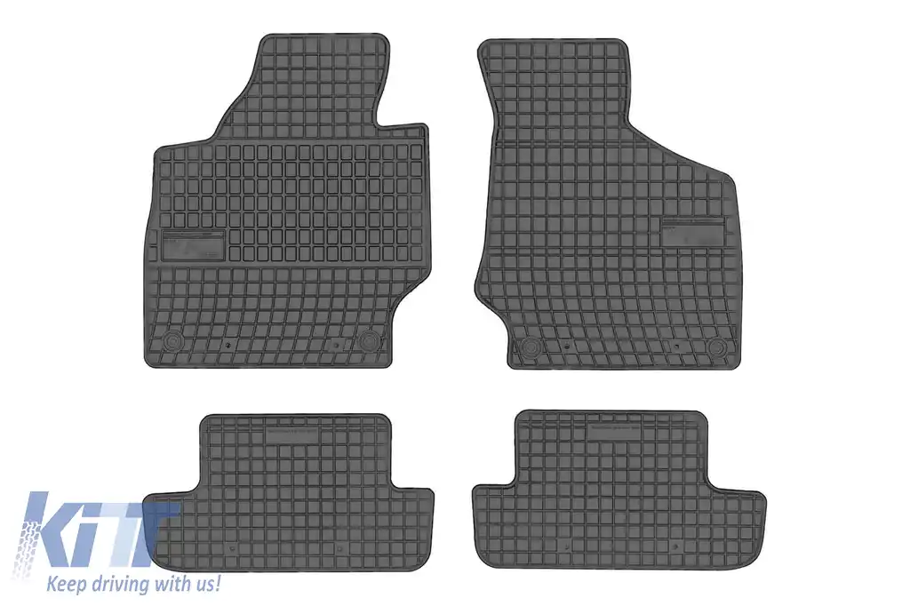 Mochete din cauciuc specifice, potrivite pentru Audi TT 8J 2006-2014, set de 4 piese, culoare neagră-image-6230681