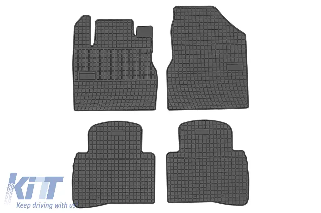 Mochete din cauciuc specifice, potrivite pentru Nissan Murano Z51 2008-2014, set de 4 piese, culoare neagră din seria Frogum El Toro