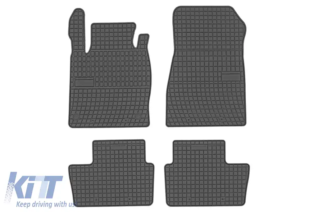 Mochete din cauciuc specifice, potrivite pentru Nissan Juke după 2019, set de 4 piese, culoare neagră