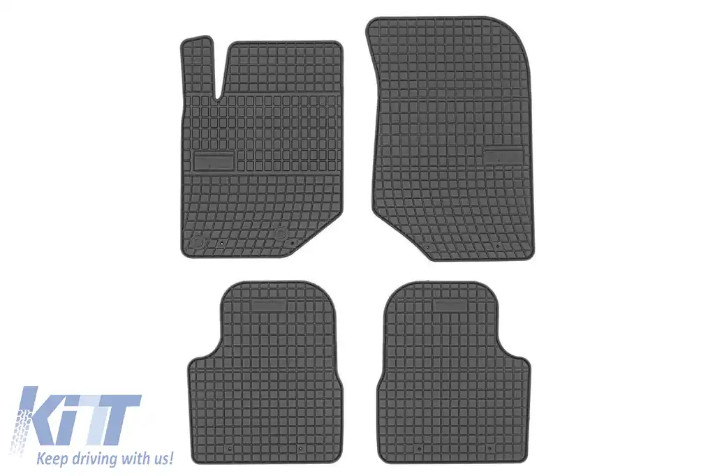 Mochete din cauciuc specifice, potrivite pentru Peugeot 2008 după 2019, set de 4 piese, culoare neagră