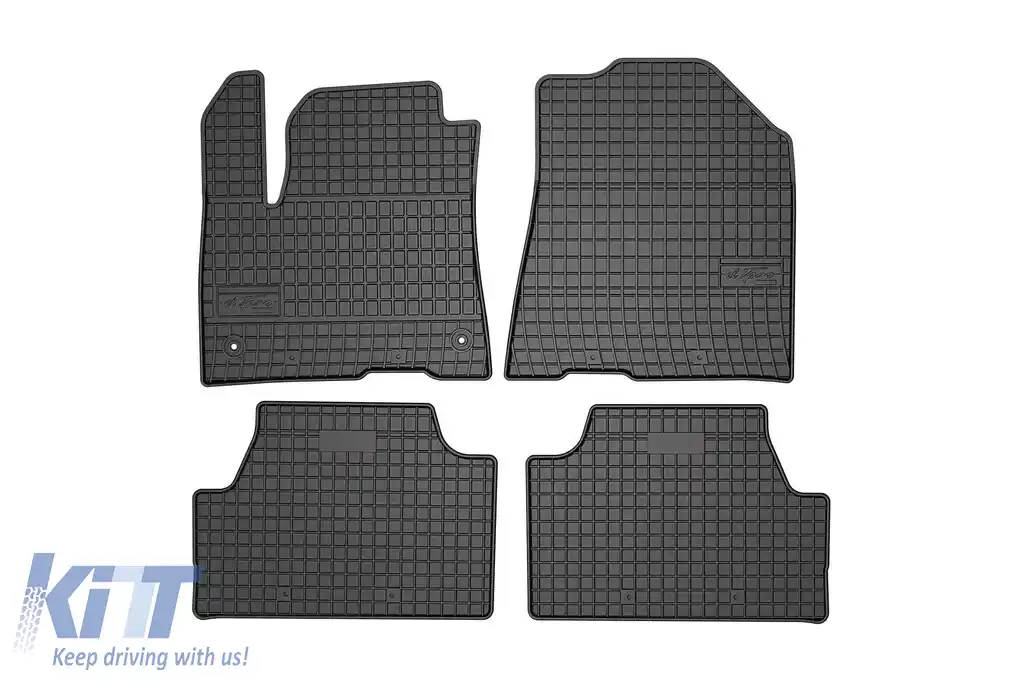 Mochete din cauciuc specifice, potrivite pentru Kia e-Soul după 2019, versiunea EV, set de 4 piese, culoare neagră
