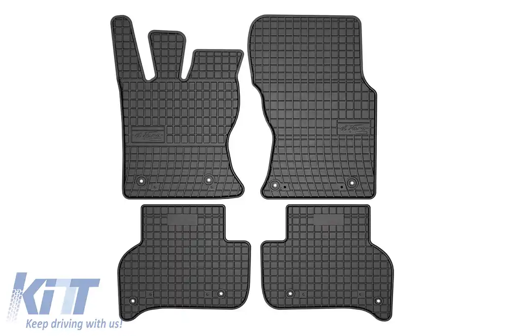 Mochete din cauciuc specifice, potrivite pentru Jaguar XE după 2015, set de 4 piese, culoare neagră-image-6230841