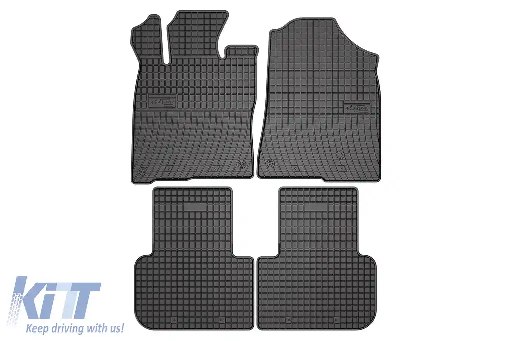 Mochete din cauciuc specifice, potrivite pentru Honda Civic XI Hybrid după 2022, set de 4 piese, culoare neagră