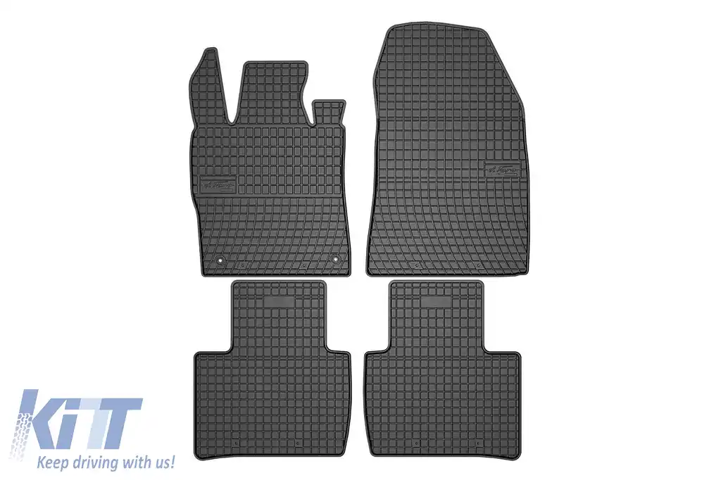 Mochete din cauciuc specifice, potrivite pentru Peugeot 408 Fastback după 2022, set de 4 piese, culoare neagră-image-6231128