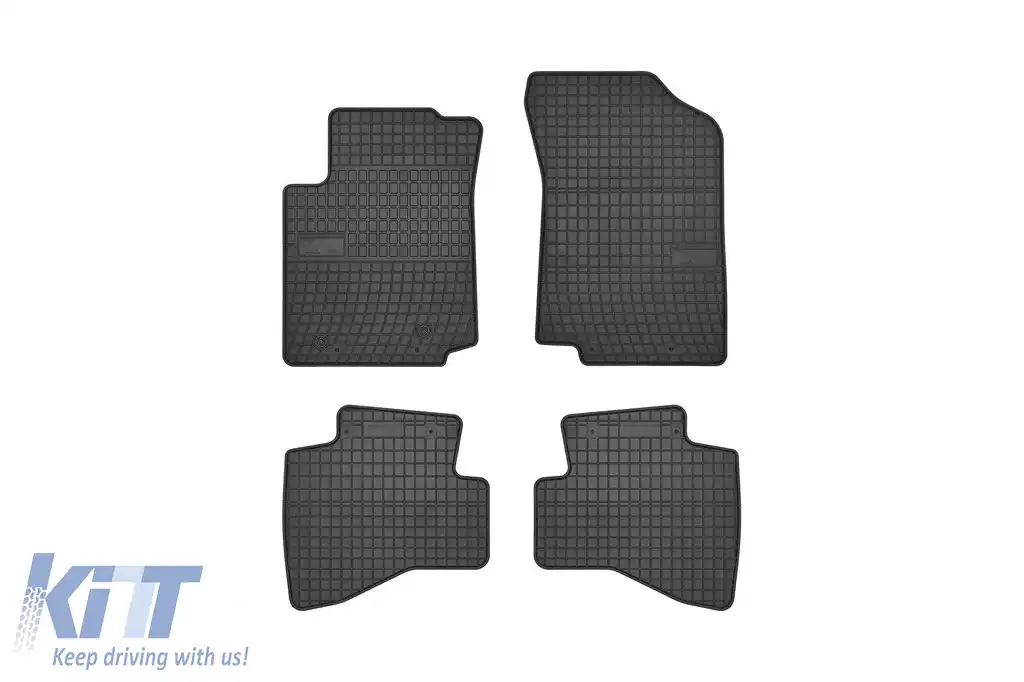 Mochete din cauciuc specifice, potrivite pentru Citroen C1, Peugeot 108, Toyota Aygo după 2014, set de 4 piese, culoare neagră
