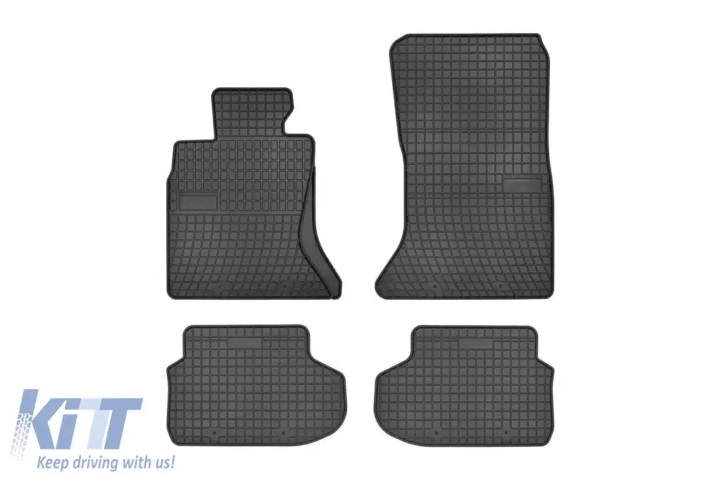 Mochete din cauciuc specifice, potrivite pentru BMW Seria 5 F10, F11 2013-2017, set de 4 piese, culoare neagră