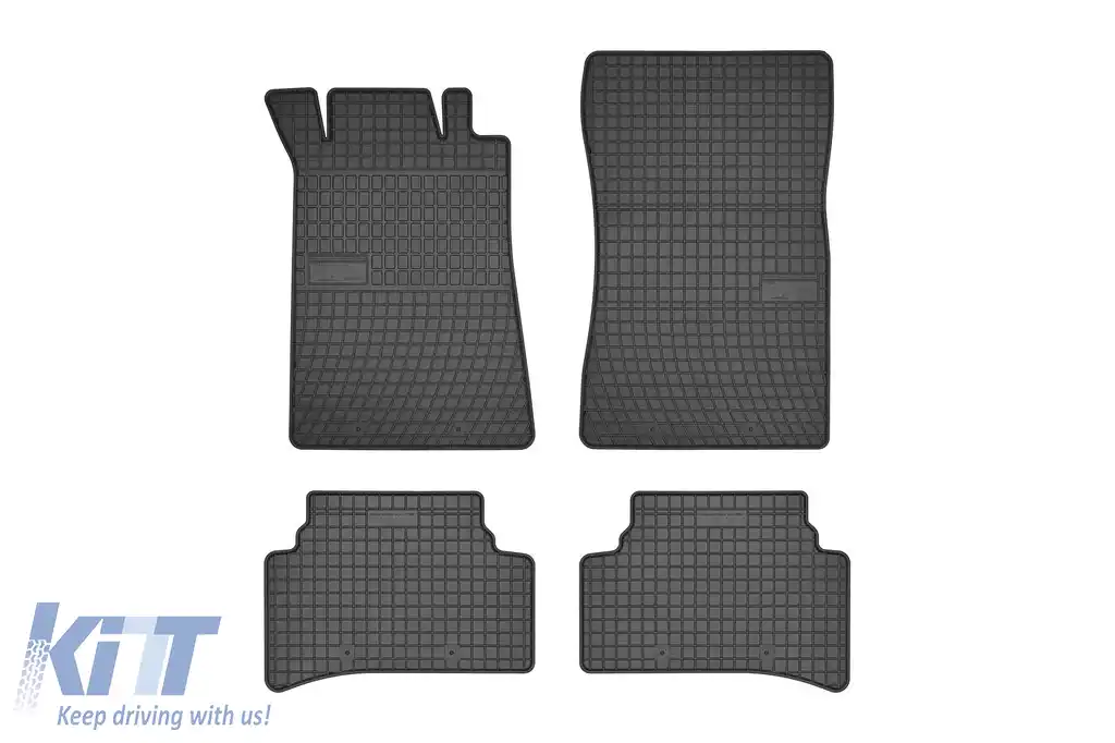 Mochete din cauciuc specifice, potrivite pentru Mercedes C class W202 1993-2001, set de 4 piese, culoare neagră din seria Frogum El Toro