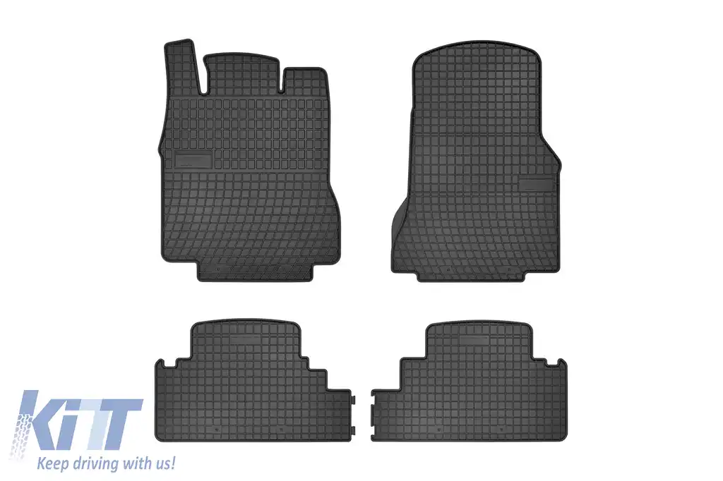 Mochete din cauciuc specifice, potrivite pentru Mercedes A class W168 1997-2004, set de 4 piese, culoare neagră din seria Frogum El Toro