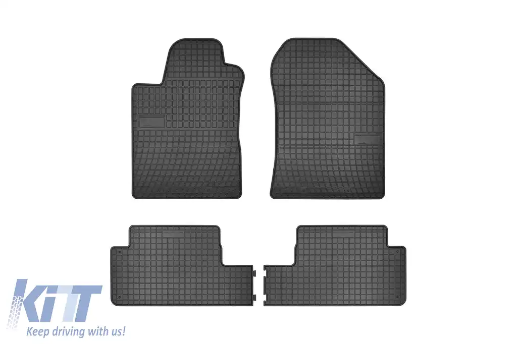 Mochete din cauciuc specifice, potrivite pentru Toyota Corolla Verso 2004-2009, set de 4 piese, culoare neagră