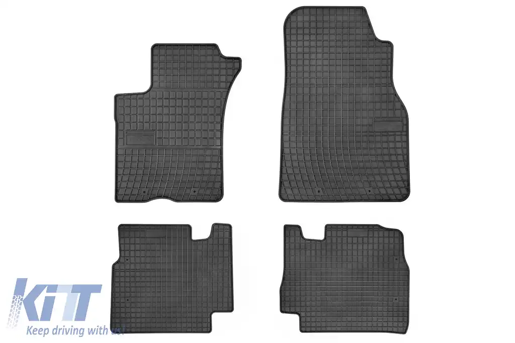 Mochete din cauciuc specifice, potrivite pentru Mercedes ML W163 2002-2005, set de 4 piese, culoare neagră din seria Frogum El Toro-image-6231332