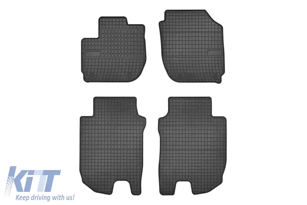 Mochete din cauciuc specifice, potrivite pentru Honda HR-V după 2014, set de 4 piese, culoare neagră