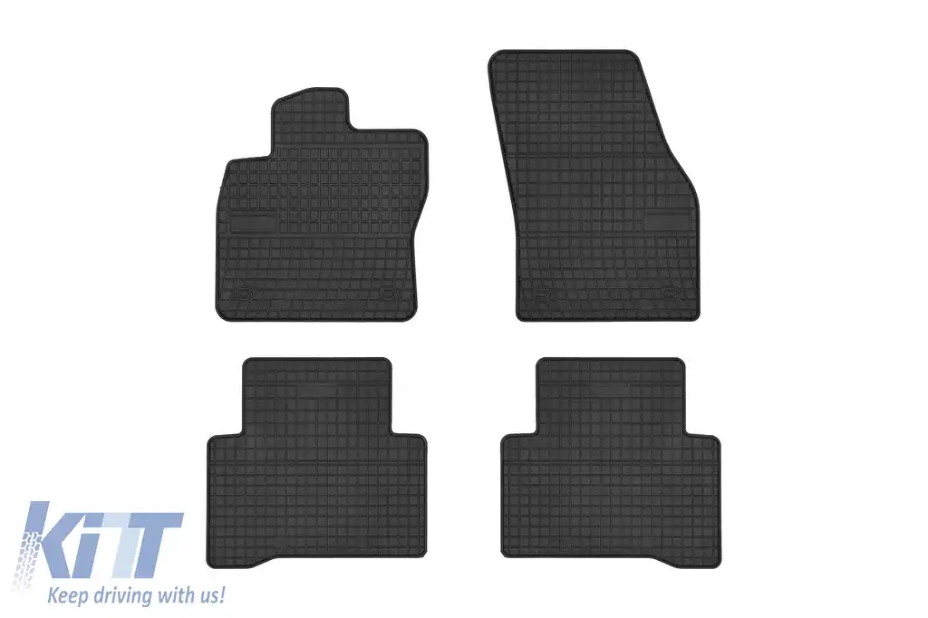 Mochete din cauciuc specifice, potrivite pentru VW Touran după 2015, set de 4 piese, culoare neagră