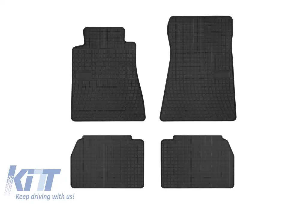 Mochete din cauciuc specifice, potrivite pentru Mercedes C class W201 E190 1982-1993, set de 4 piese, culoare neagră din seria Frogum El Toro