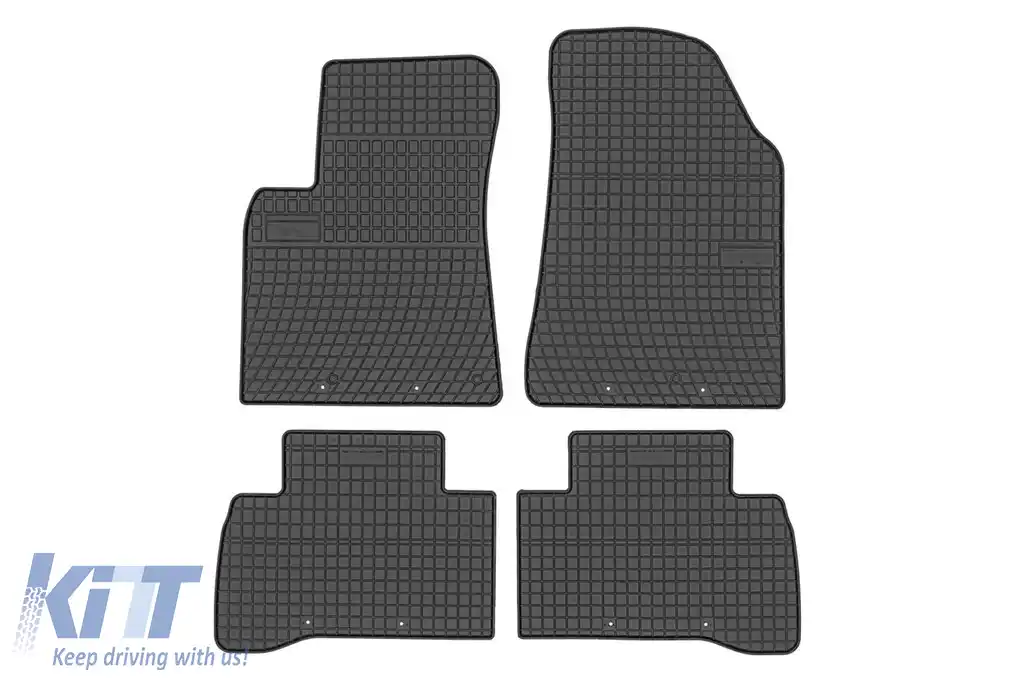Mochete din cauciuc specifice, potrivite pentru Kia Niro după 2014, set de 4 piese, culoare neagră