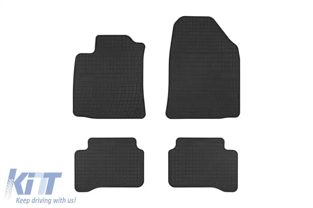 Mochete din cauciuc specifice, potrivite pentru Hyundai Ioniq după 2016, set de 4 piese, culoare neagră