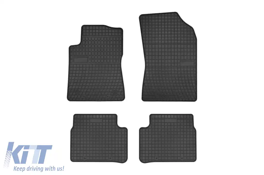 Mochete din cauciuc specifice, potrivite pentru Citroen C3 după 2016, set de 4 piese, culoare neagră