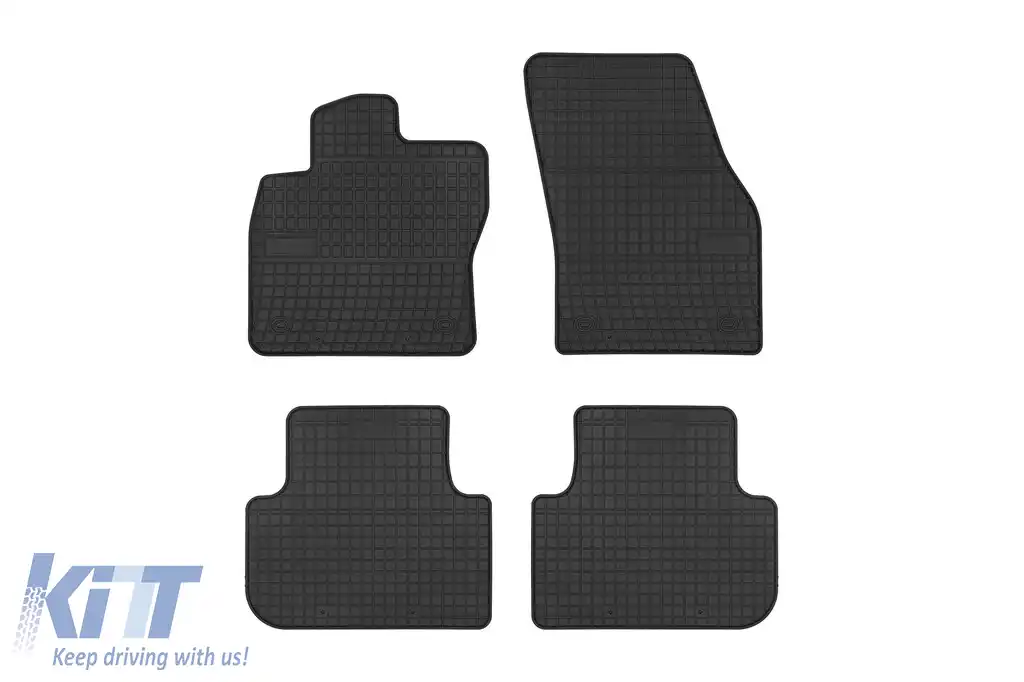 Mochete din cauciuc specifice, potrivite pentru VW Tiguan după 2016, set de 4 piese, culoare neagră