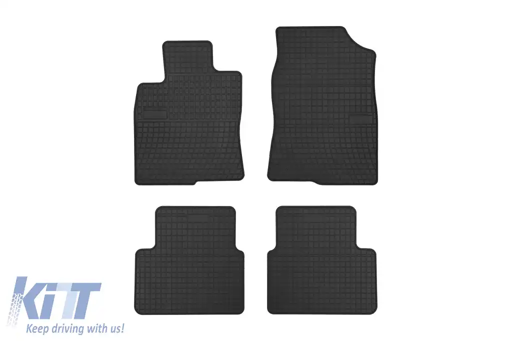 Mochete din cauciuc specifice, potrivite pentru Honda Civic X hatchback după 2017, set de 4 piese, culoare neagră