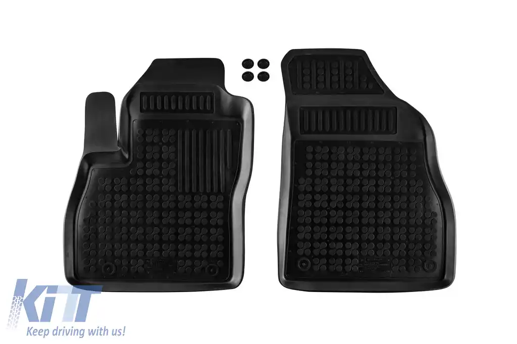 Mochete din cauciuc specifice, potrivite pentru Peugeot Bipper, Fiat Fiorino după 2007, Citroen Nemo 2008-2017, set de 2 piese, culoare neagră-image-6242974