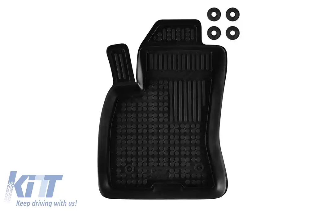 Mochete din cauciuc specifice, potrivite pentru Fiat Doblo după 2010, Opel Combo D 2011-2018, 2 locuri, set de 2 piese, culoare neagră-image-6242995
